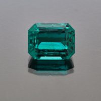 Exceptional Emerald Octagon Colombia by Caram_front view